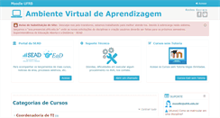 Desktop Screenshot of moodle.ufrb.edu.br
